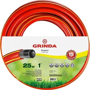 Шланг поливочный армированный 1" x 25м Grinda Expert 8-429005-1-25 Шланг поливочный армированный 1" x 25м Grinda Expert 8-429005-1-25, 1