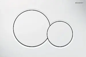 Клавиша смыва для унитаза Geberit Sigma 01 115.770.11.5 альпийский белый Клавиша смыва для унитаза Geberit Sigma 01 115.770.11.5 альпийский белый, 1