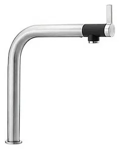 Смеситель для кухни Blanco Vonda нержавеющая сталь/чёрный 518435 Смеситель для кухни Blanco Vonda нержавеющая сталь/чёрный 518435, 1