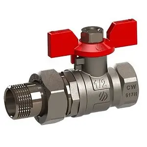 Кран шаровый с американкой ½"в x ½"н Arco Sena VA30 154103 Кран шаровый с американкой ½"в x ½"н Arco Sena VA30 154103, 1