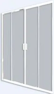 Дверь в нишу 1200мм прозрачное, матовое стекло Ravak Blix BLDP4-120 0YVG0100ZG Дверь в нишу 1200мм прозрачное, матовое стекло Ravak Blix BLDP4-120 0YVG0100ZG, 4