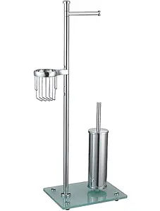 Стойка для аксессуаров Wasserkraft хром K-1264 Стойка для аксессуаров Wasserkraft хром K-1264, 1