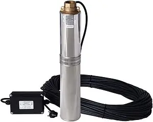 Насос скважинный центробежный 4" Водолей 60/90 БЦПЭУ 0.5-63У Насос скважинный центробежный 4" Водолей 60/90 БЦПЭУ 0.5-63У, 1