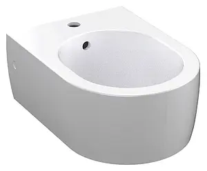 Биде подвесное Kerasan Flo белый 312501 Биде подвесное Kerasan Flo белый 312501, 1