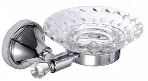 Мыльница Sofita Crystal хром SF-35008 Мыльница Sofita Crystal хром SF-35008, 1