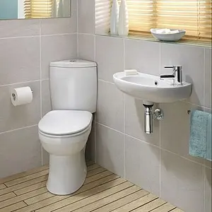 Унитаз-компакт угловой VitrA Arkitekt белый 9754B003-7201 Унитаз-компакт угловой VitrA Arkitekt белый 9754B003-7201, 3