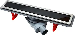 Лоток душевой Set 450мм h=52мм 0.8л/сек Pestan Confluo Premium Black Glass Line 450 13000291 Лоток душевой Set 450мм h=52мм 0.8л/сек Pestan Confluo Premium Black Glass Line 450 13000291, 3