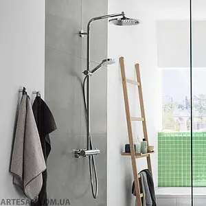 Душевая система со смесителем для душа Hansgrohe Crometta S 240 1jet EcoSmart хром 27269000 Душевая система со смесителем для душа Hansgrohe Crometta S 240 1jet EcoSmart хром 27269000, 4