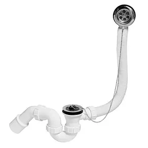 Слив-перелив для ванны Mc Alpine хром MRB1 Слив-перелив для ванны Mc Alpine хром MRB1, 1