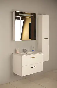 Шкаф-зеркало Roca Victoria Nord 80 R белый ZRU9000033 Шкаф-зеркало Roca Victoria Nord 80 R белый ZRU9000033, 3