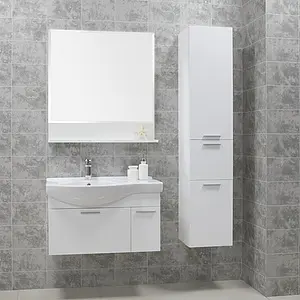 Тумба-умывальник подвесная Aquaton Инди 80 белый 1A1884K0ND010 Тумба-умывальник подвесная Aquaton Инди 80 белый 1A1884K0ND010, 5