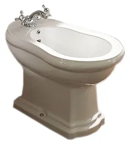 Биде напольное Kerasan Retro белый 102001*1 Биде напольное Kerasan Retro белый 102001*1, 1