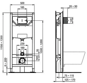 Комплект 4 в 1 Ideal Standard Tesi AquaBlade T386801 Комплект 4 в 1 Ideal Standard Tesi AquaBlade T386801, 2