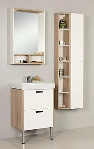 Тумба-умывальник напольная Aquaton Йорк 55 белый/ясень фабрик 1A1705K1YOAV0 Тумба-умывальник напольная Aquaton Йорк 55 белый/ясень фабрик 1A1705K1YOAV0, 3