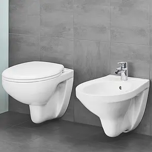 Унитаз подвесной безободковый Grohe Bau Ceramic белый 39351000 Унитаз подвесной безободковый Grohe Bau Ceramic белый 39351000, 5
