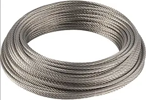 Трос из нержавеющей стали 2мм (на отрез) ACR SS304 Трос из нержавеющей стали 2мм (на отрез) ACR SS304, 3