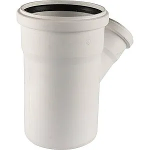 Тройник внутренний бесшумный D=110x50мм Угол 45° Rehau Raupiano Plus 11213041001 Тройник внутренний бесшумный D=110x50мм Угол 45° Rehau Raupiano Plus 11213041001, 4