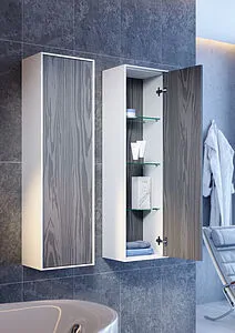 Шкаф-пенал подвесной Aqwella Genesis 35 белый GEN0535W Шкаф-пенал подвесной Aqwella Genesis 35 белый GEN0535W, 5