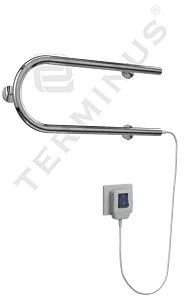 Полотенцесушитель электрический П-образный Terminus Электро 25 ПСЭ П 200x500 полированная сталь 4620768883934 Полотенцесушитель электрический П-образный Terminus Электро 25 ПСЭ П 200x500 полированная сталь 4620768883934, 2