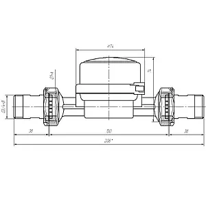 Счетчик воды Ду20 Бетар СГВ-20 Счетчик воды Ду20 Бетар СГВ-20, 4