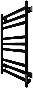 Полотенцесушитель электрический лесенка Тругор Пэк сп 21 кв 80х50 черный матовый ВГП Полотенцесушитель электрический лесенка Тругор Пэк сп 21 кв 80х50 черный матовый ВГП, 1