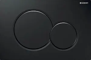 Клавиша смыва для унитаза Geberit Sigma 01 115.770.DW.5 черный глянцевый Клавиша смыва для унитаза Geberit Sigma 01 115.770.DW.5 черный глянцевый, 1