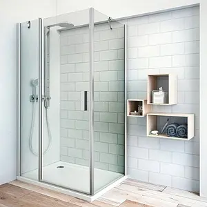 Душевое ограждение 1000x900мм прозрачное стекло Roltechnik Tower Line TDO1+TB/1000*900 724-1000000-00-02+725-9000000-00-02 Душевое ограждение 1000x900мм прозрачное стекло Roltechnik Tower Line TDO1+TB/1000*900 724-1000000-00-02+725-9000000-00-02, 5