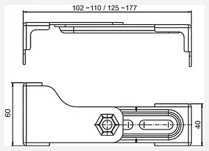 Комплект креплений для инсталляции Sanit 17.257.00.T000 Комплект креплений для инсталляции Sanit 17.257.00.T000, 2