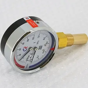 Термоманометр радиальный Росма ТМТБ-31Р.1 80мм 10 бар 120°С гильза 46мм ½" 00000002331 Термоманометр радиальный Росма ТМТБ-31Р.1 80мм 10 бар 120°С гильза 46мм ½" 00000002331, 3