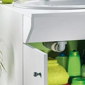 Сверхкомпактный сифон для раковины Wirquin SENZO белый 31560002 Сверхкомпактный сифон для раковины Wirquin SENZO белый 31560002, 4