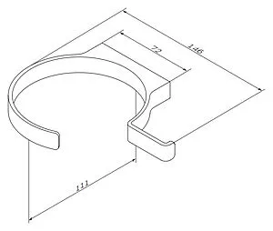 Держатель для фена Am.Pm Inspire хром A5032364 Держатель для фена Am.Pm Inspire хром A5032364, 5