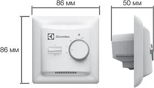 Терморегулятор Electrolux Thermotronic Basic слоновая кость ETB-16 EEC Терморегулятор Electrolux Thermotronic Basic слоновая кость ETB-16 EEC, 2