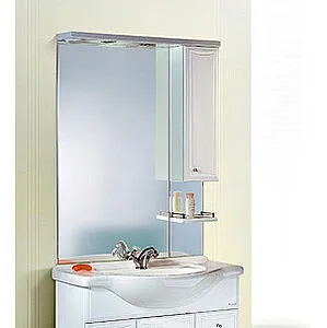 Шкаф-зеркало Aqwella Barcelona 80 белый Ba.02.08 Шкаф-зеркало Aqwella Barcelona 80 белый Ba.02.08, 3