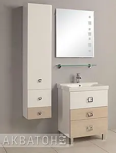 Полка Aquaton хром 1A110203XX010 Полка Aquaton хром 1A110203XX010, 3