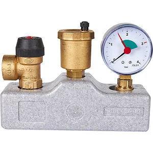 Группа безопасности котла до 50 кВт 1" 3 бар Stout SVS-0040-055032 Группа безопасности котла до 50 кВт 1" 3 бар Stout SVS-0040-055032, 1