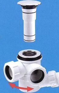 Слив-перелив для ванны Mc Alpine бронза MRB11-AB Слив-перелив для ванны Mc Alpine бронза MRB11-AB, 4