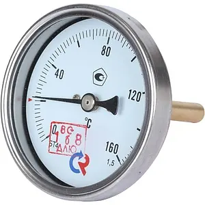 Термометр биметаллический Росма БТ-41.211 80мм 160°С гильза 64мм ½" 00000002472 Термометр биметаллический Росма БТ-41.211 80мм 160°С гильза 64мм ½" 00000002472, 4