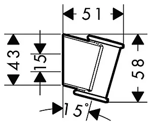 Держатель ручного душа Hansgrohe Porter'Classic хром 28324000 Держатель ручного душа Hansgrohe Porter'Classic хром 28324000, 2