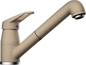 Смеситель для кухни с выдвижным изливом Omoikiri Tateyama-S CA карамель 4994174 Смеситель для кухни с выдвижным изливом Omoikiri Tateyama-S CA карамель 4994174, 1