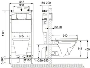 Комплект 4 в 1 Roca Gap Round Rimless 893105000 Комплект 4 в 1 Roca Gap Round Rimless 893105000, 2