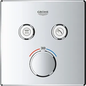 Термостат для 2 потребителей Grohe Grohtherm SmartControl хром 29124000 Термостат для 2 потребителей Grohe Grohtherm SmartControl хром 29124000, 4