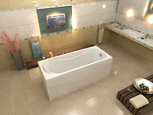 Ванна акриловая Bas Атланта 170x70 В00003 Ванна акриловая Bas Атланта 170x70 В00003, 5