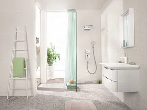 Вентиль переключающий на 3 потребителя Hansgrohe ShowerSelect Glass белый/хром 15736400 Вентиль переключающий на 3 потребителя Hansgrohe ShowerSelect Glass белый/хром 15736400, 3