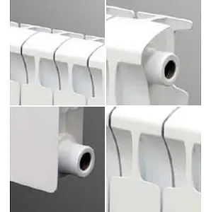 Радиатор биметаллический 12 секций Rifar Monolit 500 белый RM50012 Радиатор биметаллический 12 секций Rifar Monolit 500 белый RM50012, 5