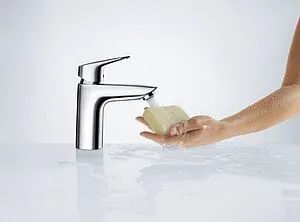 Смеситель для раковины Hansgrohe Logis 100 хром 71100000 Смеситель для раковины Hansgrohe Logis 100 хром 71100000, 4