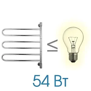 Полотенцесушитель электрический U-образный Energy U-G3 полированная сталь Полотенцесушитель электрический U-образный Energy U-G3 полированная сталь, 4