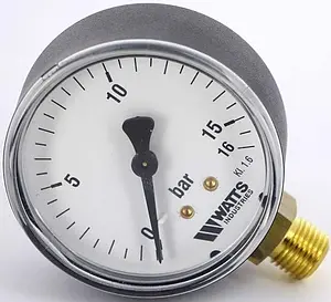 Манометр радиальный Watts MRP 80мм 16 бар ½" 10007794 Манометр радиальный Watts MRP 80мм 16 бар ½" 10007794, 2