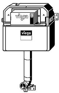 Смывной бачок скрытого монтажа Viega Prevista Pure 8502 771904 Смывной бачок скрытого монтажа Viega Prevista Pure 8502 771904, 2