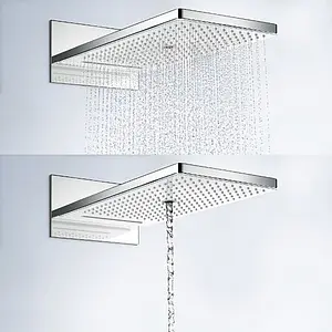 Лейка верхнего душа Hansgrohe Rainmaker Select 580 3jet белое стекло/хром 24001400 Лейка верхнего душа Hansgrohe Rainmaker Select 580 3jet белое стекло/хром 24001400, 4