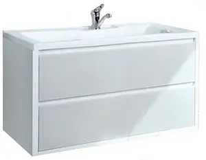 Тумба-умывальник подвесная Aquaton Римини 100 белый 1A2328K3RN010 Тумба-умывальник подвесная Aquaton Римини 100 белый 1A2328K3RN010, 1